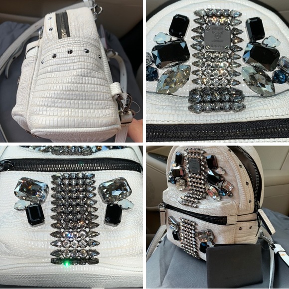 MCM Swarovski Crystal Croc X-Mini Bebe Boo RARE - Picture 5 of 8